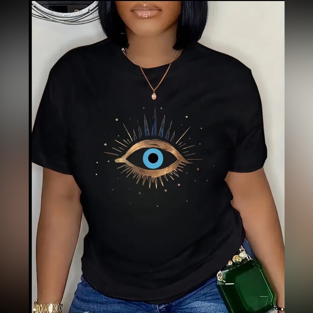 Evil Eye Graphic Sport Tee - - Picture 6 of 6